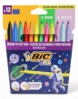 Flamastry Cosmo Kids 12kol BIC