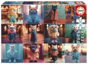 Puzzle 200 Moda wśród zwierząt