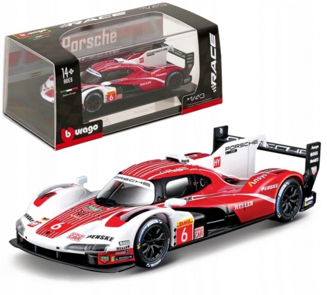 Race - Porsche 963 White/Red