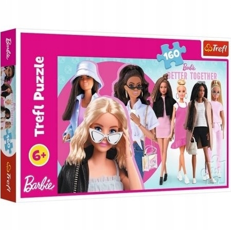 Puzzle 160 Barbie i jej świat TREFL