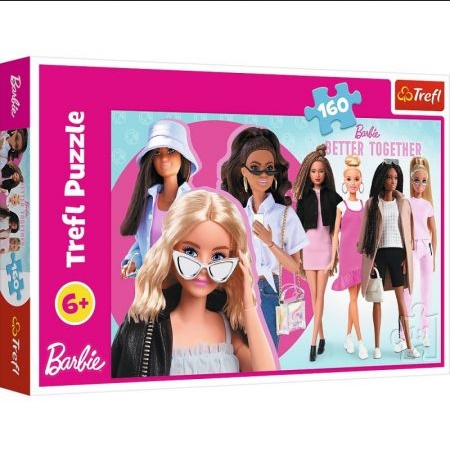 Puzzle 160 Barbie i jej świat TREFL