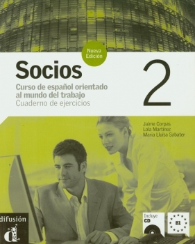 Socios 2 Cuaderno de ejercicios z płytą CD - Corpas Jaime, Martinez Lola, Sabater Maria Lluisa