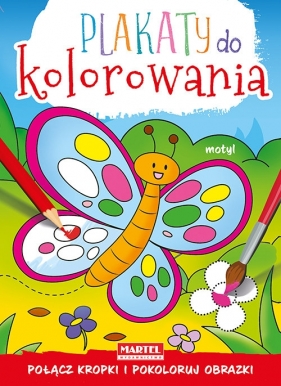 Plakaty do kolorowania - Motyl