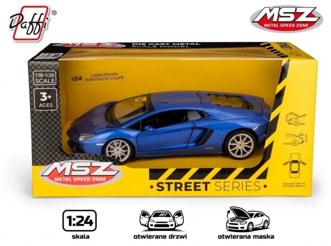 Lamborghini Aventador Coupe niebieski