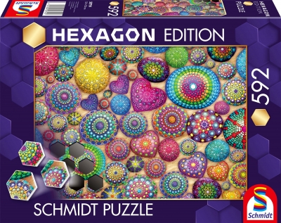 Puzzle 592 HEXAGON Mandala 114375