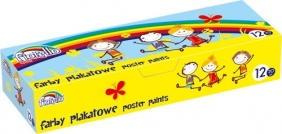 Farby plakatowe Fiorello 20 ml. 12 kolorów