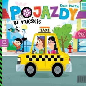 Pojazdy w mieście. Duże puzzle - Grażyna Wasilewicz