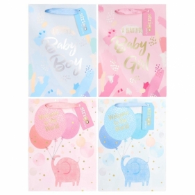 Torba prezentowa Party 18x23x10cm mix STRIGO