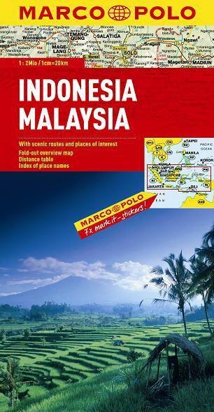 Indonesia/Malezja 1:2 mln  - mapa Marco Polo