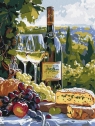  Malowanie po numerach - Smak chardonnay 30x40cm