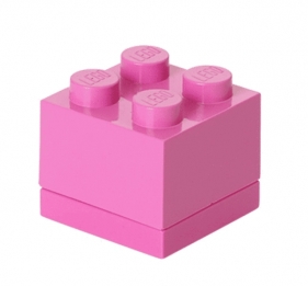 Lego, minipudełko klocek 4 - Różowe (40111739)