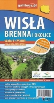 Mapa wodoodporna - Wisła i Brenna i okolice - Opracowanie zbiorowe