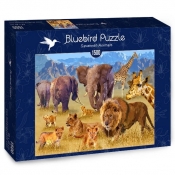Bluebird Puzzle 1500: Afrykańskie zwierzęta (70419)