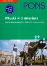 Pons włoski w 3 miesiące z płytą CD Kurs językowy z nagraniami dla Flieger Hanna