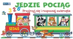 Jedzie pociąg – rozkładanka. Przyjrzyj się i rozpoznaj zwierzęta - Opracowanie zbiorowe