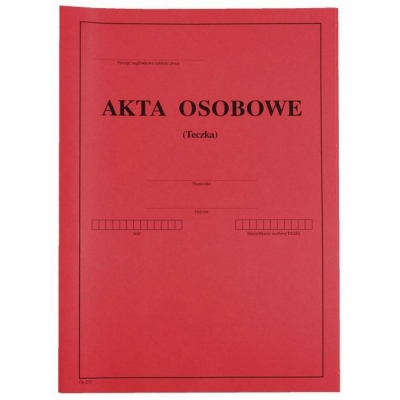 Teczka kartonowa Rexus do akt osobowych A4 (608619)