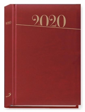 Terminarz 2020 B6 Standard czerwony