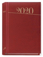 Terminarz 2020 B6 Standard czerwony
