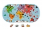 Janod, puzzle do kąpieli 28 - Mapa świata (J04719)