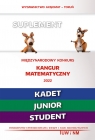 Matematyka z wesołym kangurem - Suplement 2022 (Kadet/Junior/Student) Bobiński Zbigniew, Jędrzejewicz Piotr, Krause Agnieszka, Kamiński, Brunon