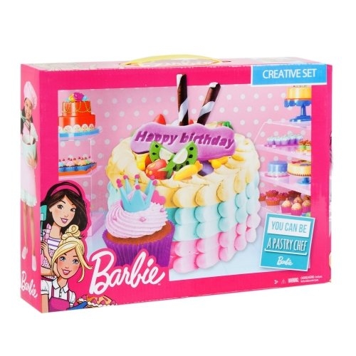 Masa plastyczna Barbie Tort urodzinowy
