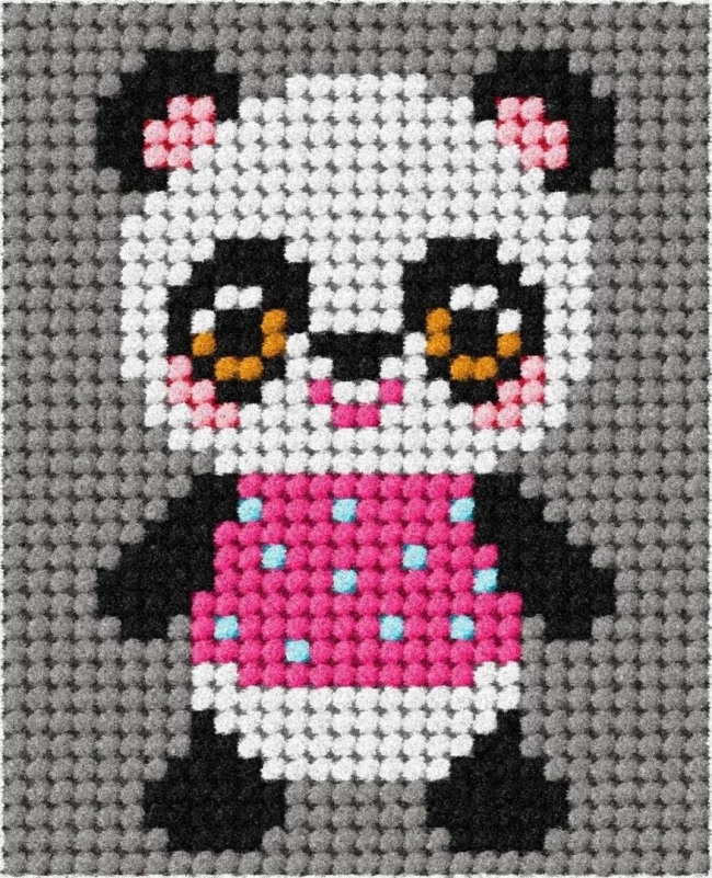 Haft. Moje pierwsze wyszywanie - Panda