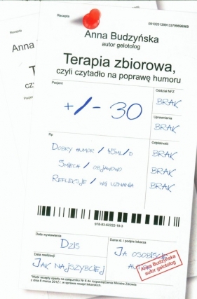 Terapia zbiorowa czyli czytadło na poprawę humoru - Budzyńska Anna<br />