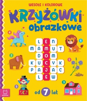 Wesołe i kolorowe. Od 7 lat. Krzyżówki obrazkowe - Beata Karlik