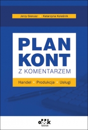 Plan kont z komentarzem handel produkcja usługi - Jerzy Gierusz, Katarzyna Koleśnik