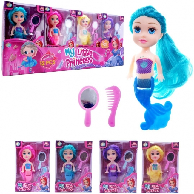 <img src='https://webimage.pl/pics/193/9/d5901353689193.jpg' style='height:440px' /> Lalka syrenka z akcesoriami MIX