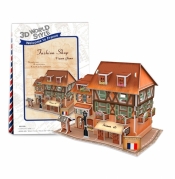Puzzle 3D: Domki świata - Francja, Fashion Shop (306-23119)