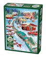Puzzle 1000 Świąteczny zlot kempingowy 12+