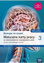 Biologia na czasie 3. Maturalne karty pracy dla liceum ogólnokształcącego i technikum, zakres rozszerzony - Szkoła ponadpodstawowa