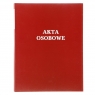 Teczka do akt osobowych Warta ABCD niezadrukowana A4 - czerwona 250 g 230 mm x 310 mm (021824-339-006)