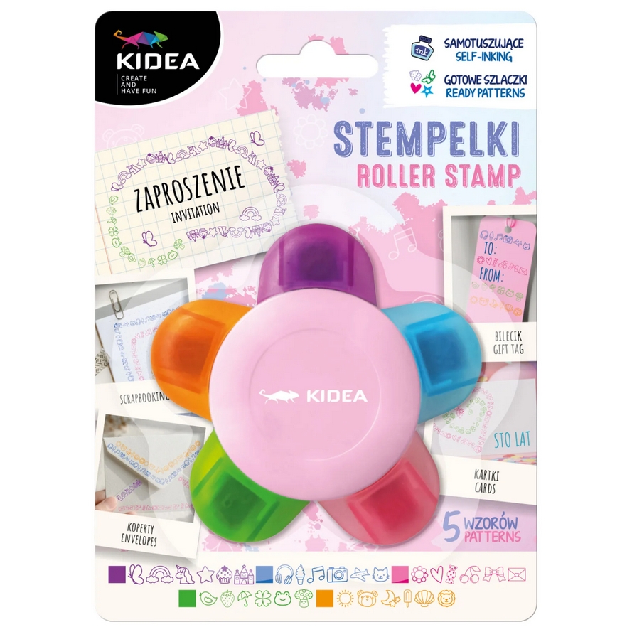 Stempelki Kidea - Kwiat, 5 wzorów