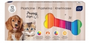Plastelina - Puppy Sign, 12 kolorów