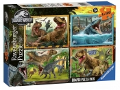 Ravensburger, Puzzle 4x100: Jurassic World (5619)