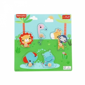 Układanka drewniana Fisher Price Zabawa (61619)