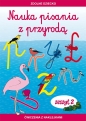 Nauka pisania z przyrodą. Zeszyt 2. Ćwiczenia z naklejkami - Jadwiga Dębowiak