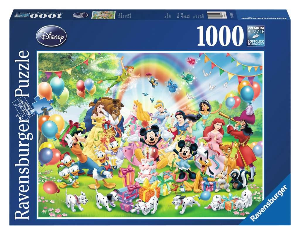Ravensburger, Puzzle 1000: Urodziny Mickey'go (190195)