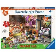 Puzzle 60 44 koty W garażu Giant podłogowe