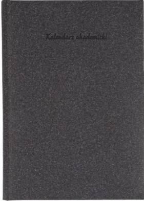 Kalendarz akademicki A5 2020/2021 Natura - Czarny