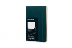 Kalendarz Moleskine L 18M 2015/16 turkusowy - <br />