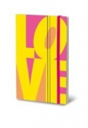 Notatnik 210x130/192K Fluo Love Yellow