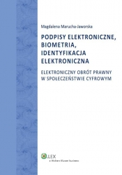 Podpisy elektroniczne biometria identyfikacja elektroniczna