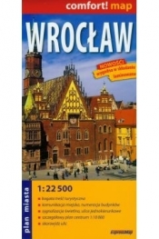 Wrocław plan miasta 1:22 500 foliowany - Opracowanie zbiorowe
