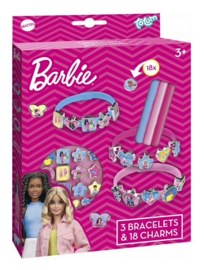 Zestaw do robienia bransoletek z charmsami Barbie