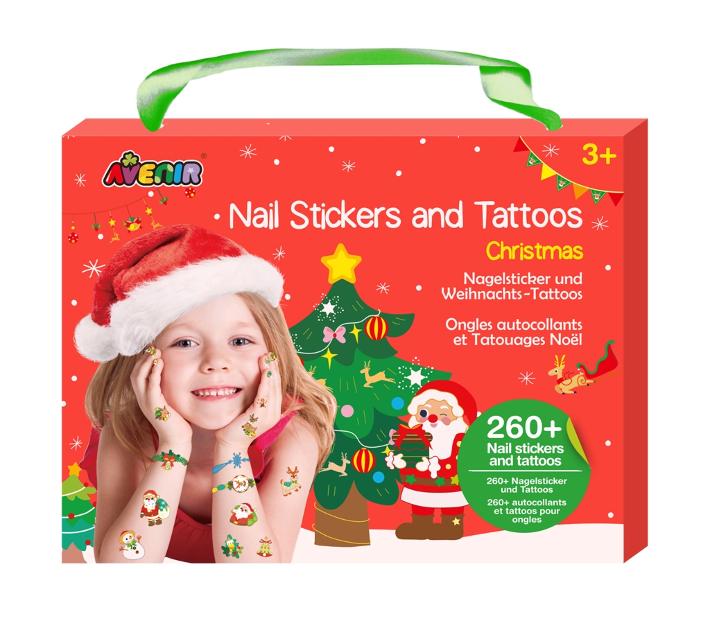 Naklejki na paznokcie i tatuaże - Christmas (NA218208)