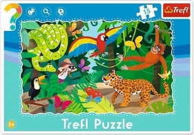 Las tropikalny - puzzle ramkowe (31219)