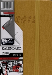 Kalendarz Rock żółty A7 tyg. 2018